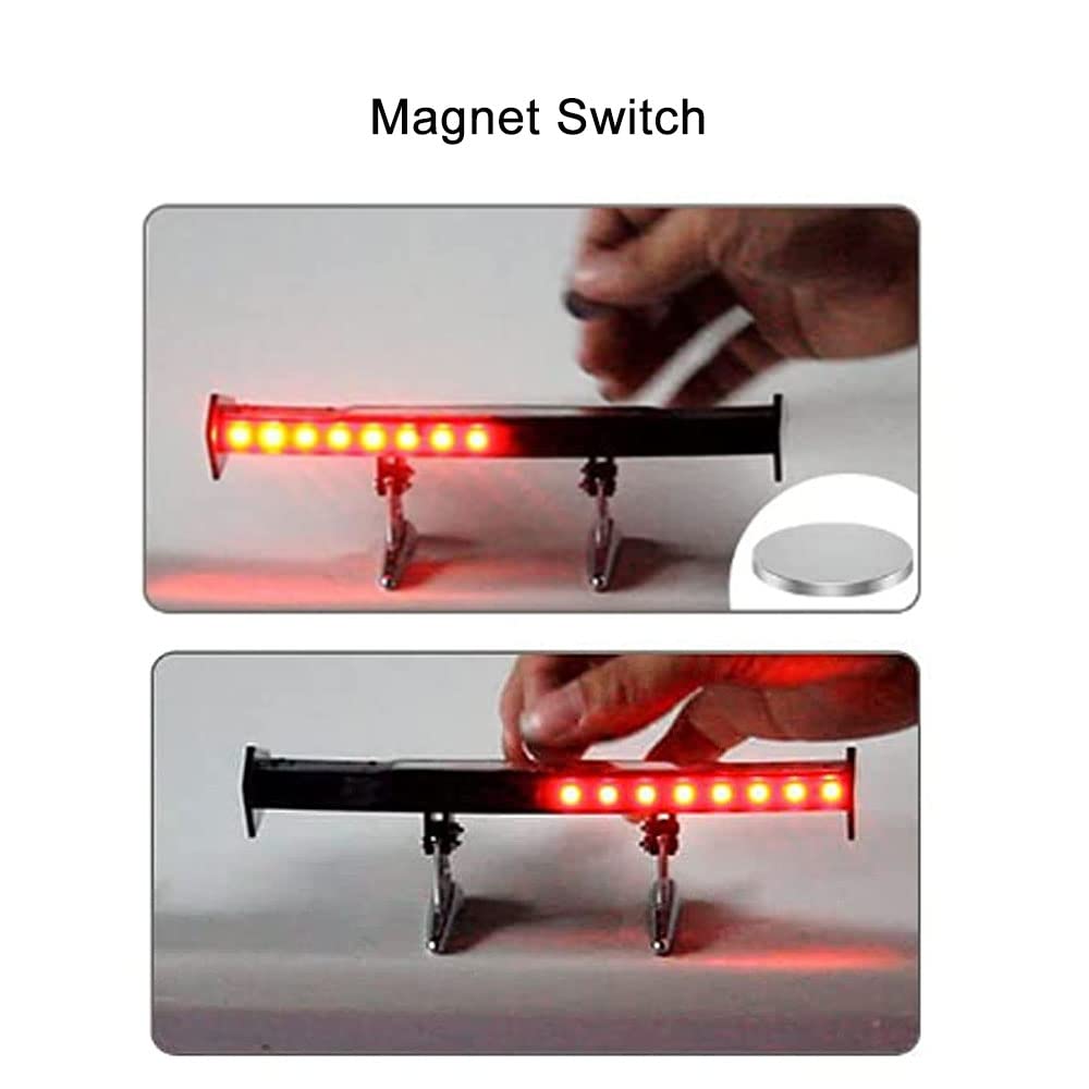 SkyShopy 6.5 inch Universal LED Car Spoiler Lights The New Solar Streamer Warning Tail Light Suitable for Pickup Truck, RV, GM Automotive Exterior Accessories SkyShopy 6.5 inch Universal LED Car Spoiler Lights The New Solar Streamer Warning Tail Light Suitable for Pickup Truck, RV, GM Automotive Exterior Accessories